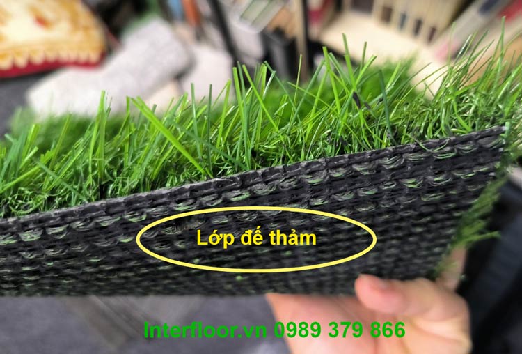lớp đế thảm cỏ nhân tạo