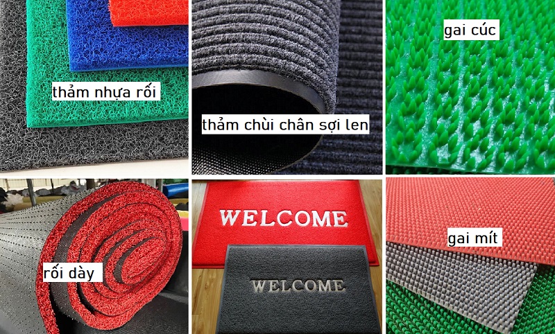 Mẫu thảm chùi chân văn phòng
