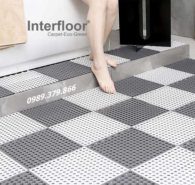 Tấm nhựa ghép nhà tắm nhà vệ sinh chống trơn trượt