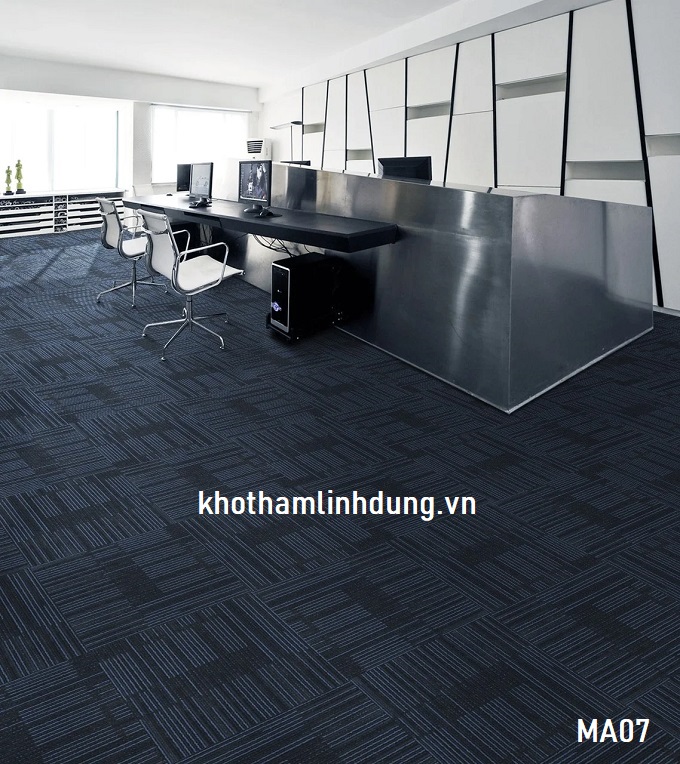 Thảm Manchester Blue MA07 Màu Xanh