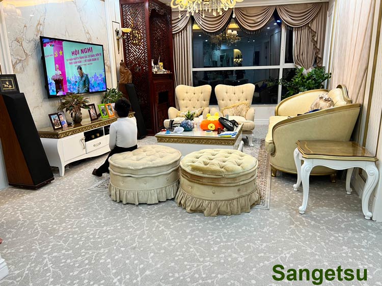 Thảm Sangetsu Trải Phòng Khách Gia Đình